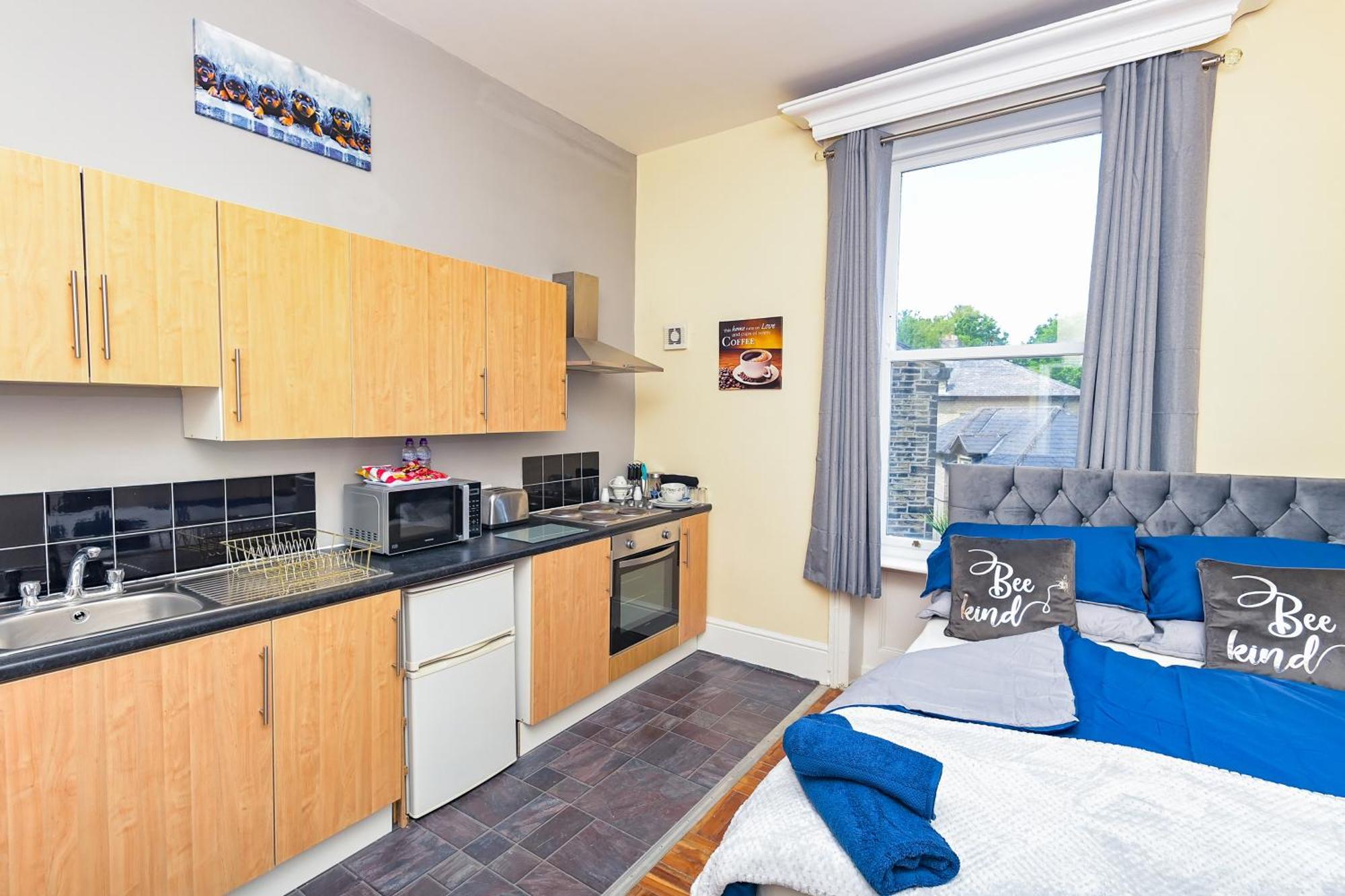 The Elm Wood Apartments Huddersfield Værelse billede